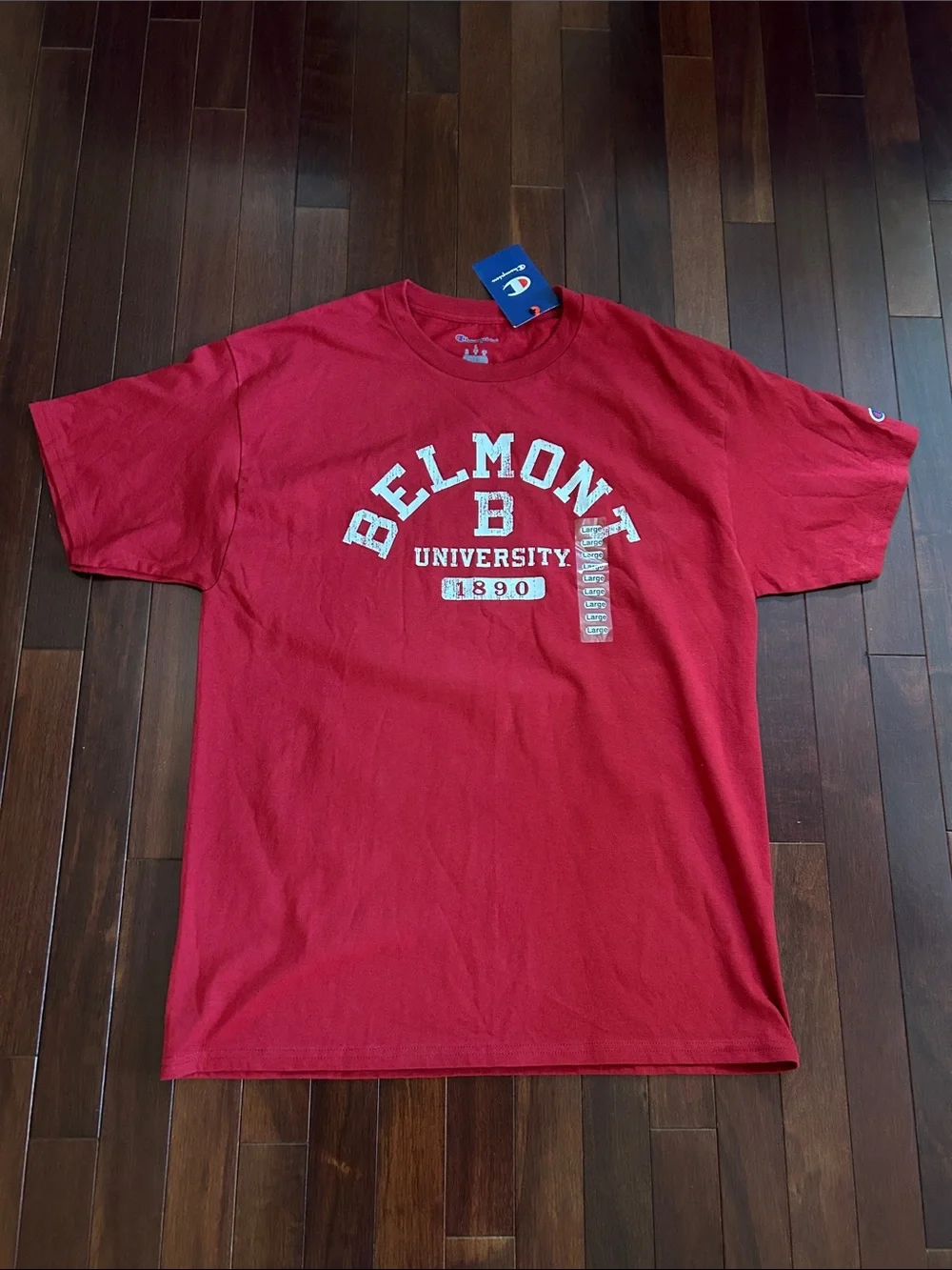 Champion Belmont University Red Graphic Tee - Picture 2 of 6